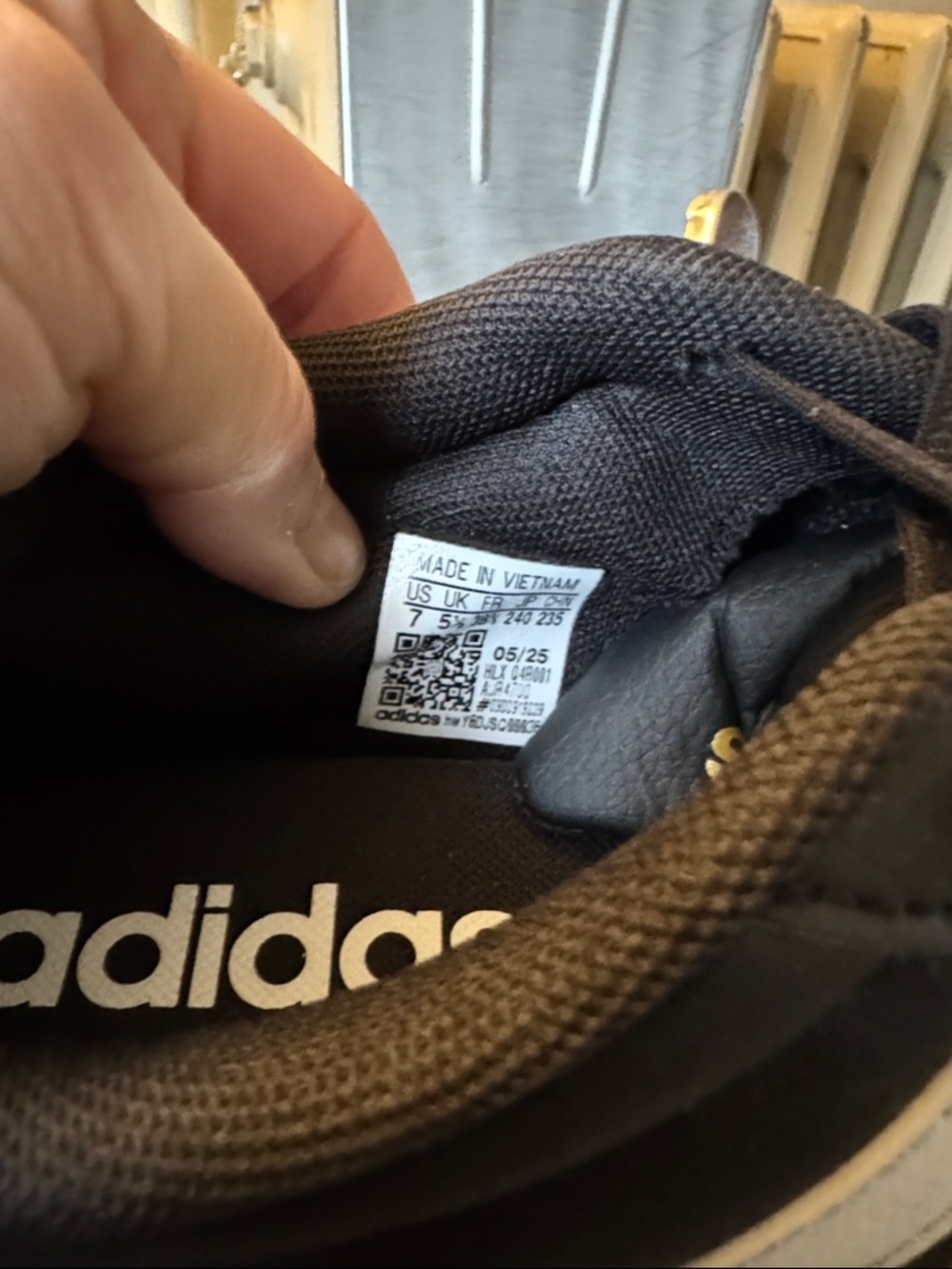 adidas Black and White Women's Sneakers - Picture 7 of 7